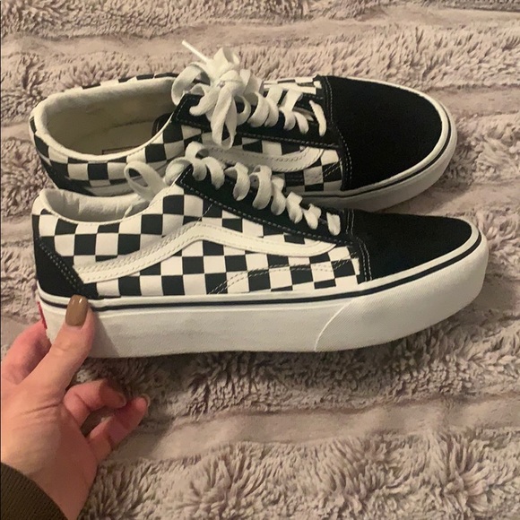 checker school shoes
